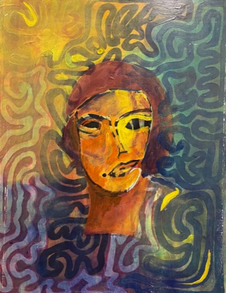 peinture visage de femme